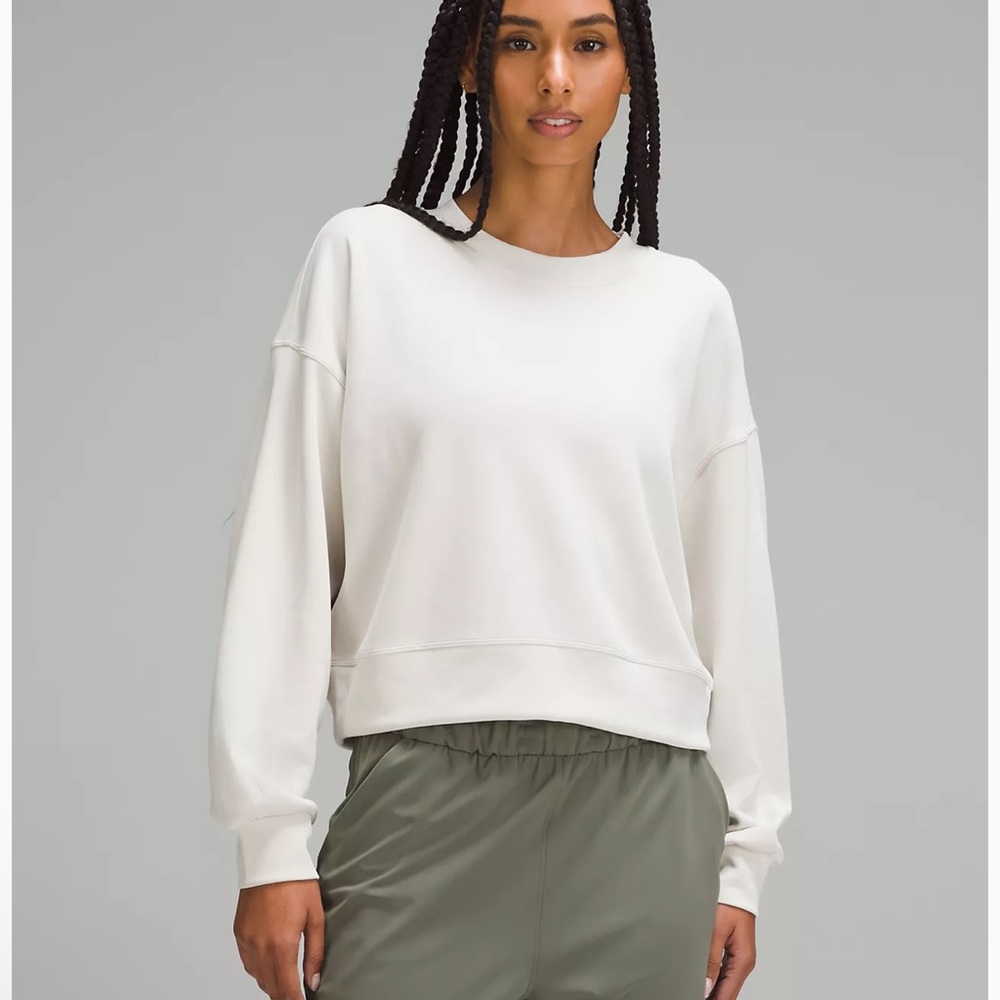 Lululemon Softstreme Perfectly Oversized Cropped Crew